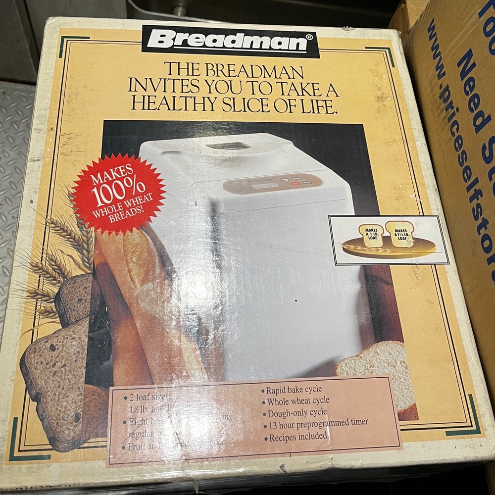 Brand new Breadman Breadmaker